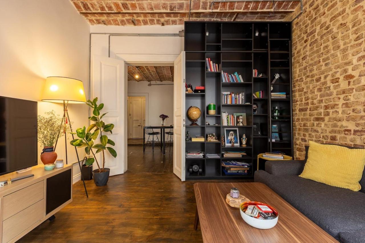 Renovated Apartment At The Heart Of Istanbul With Huge Terrace Dış mekan fotoğraf